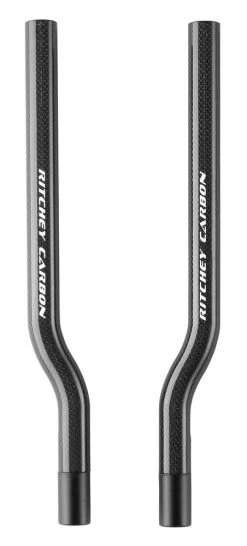 Ritchey S-bend Carbon TT Extensions-Zwart-340mm