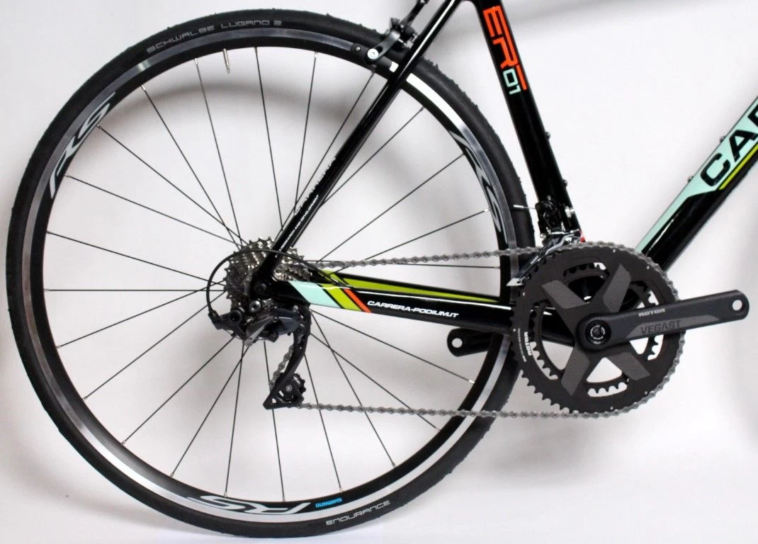 Carrera ER01 105-Zwart-Groen-Oranje-M 5 Carrera ER01 105-Zwart-Groen-Oranje-M - Afbeelding 3