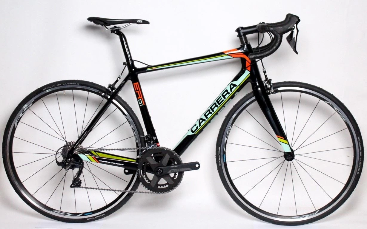 Carrera ER01 105-Zwart-Groen-Oranje-M 3 Carrera ER01 105-Zwart-Groen-Oranje-M