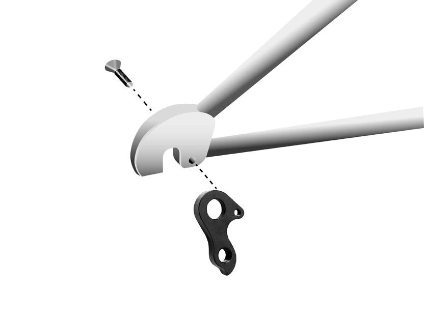 Math Salden GH299 Aluminium Derailleurhanger-Zwart 7 Math Salden GH299 Aluminium Derailleurhanger-Zwart - Afbeelding 5