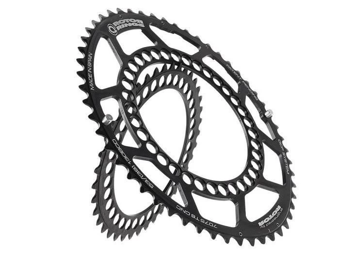 Rotor Q-ring Race 130bcd, Buiten Kettingblad-zwart 4 Rotor Q-ring Race 130bcd, Buiten Kettingblad-zwart - Afbeelding 2