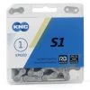 KMC S1 Wide RB 1sp Ketting-Mat Zilver -Speciaalzaak Voor Fietsonderdelen bs1wrb112 medium