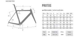 De Rosa Protos Disc Frameset -Speciaalzaak Voor Fietsonderdelen dr20protos geo