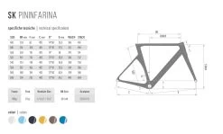 De Rosa SK Pininfarina Disc Custom Racefiets 9 De Rosa SK Pininfarina Disc Custom Racefiets -Speciaalzaak Voor Fietsonderdelen dr20skdbfsstea geo 2