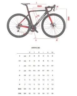 Wilier 110SL Disc Custom Racefiets 7 Wilier 110SL Disc Custom Racefiets -Speciaalzaak Voor Fietsonderdelen e1053d14 geo 1