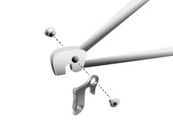 Math Salden GH009 Aluminium Derailleurhanger-Zilver -Speciaalzaak Voor Fietsonderdelen gh 009 assembly