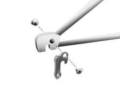 Math Salden GH017 Aluminium Derailleurhanger-Zilver 8 Math Salden GH017 Aluminium Derailleurhanger-Zilver -Speciaalzaak Voor Fietsonderdelen gh 017 assembly