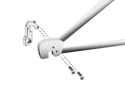 Math Salden GH045 Aluminium Derailleurhanger-Zilver -Speciaalzaak Voor Fietsonderdelen gh 045 assembly