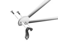 Math Salden GH056 Aluminium Derailleurhanger-Zilver -Speciaalzaak Voor Fietsonderdelen gh 056 assembly