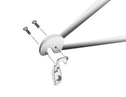 Math Salden GH112 Aluminium Derailleurhanger-Zilver -Speciaalzaak Voor Fietsonderdelen gh 112 assembly