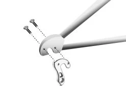 Math Salden GH119 Aluminium Derailleurhanger-Zilver 8 Math Salden GH119 Aluminium Derailleurhanger-Zilver -Speciaalzaak Voor Fietsonderdelen gh 119 assembly