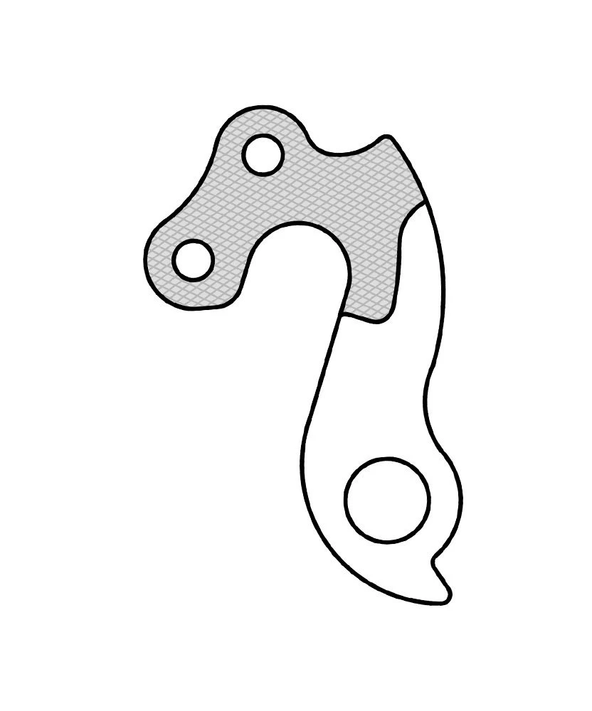 Math Salden GH121 Aluminium Derailleurhanger-Zilver 5 Math Salden GH121 Aluminium Derailleurhanger-Zilver - Afbeelding 3