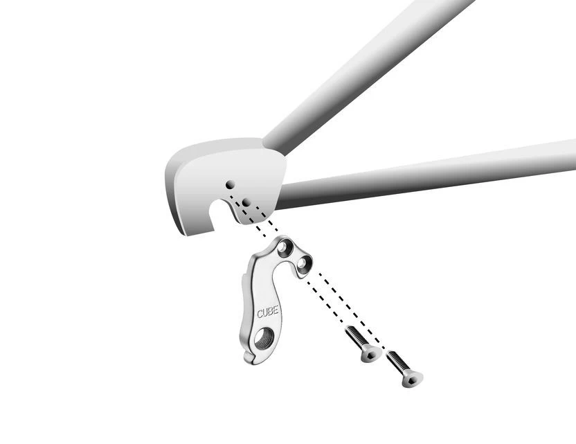 Math Salden GH126 Aluminium Derailleurhanger-Zilver 5 Math Salden GH126 Aluminium Derailleurhanger-Zilver - Afbeelding 3