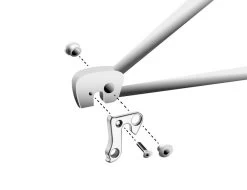 Math Salden GH128 Aluminium Derailleurhanger-Zilver -Speciaalzaak Voor Fietsonderdelen gh 128 assembly