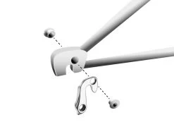 Math Salden GH139 Aluminium Derailleurhanger-Zilver -Speciaalzaak Voor Fietsonderdelen gh 139 assembly