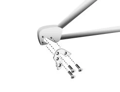 Math Salden GH152 Aluminium Derailleurhanger-Zilver -Speciaalzaak Voor Fietsonderdelen gh 152 assembly