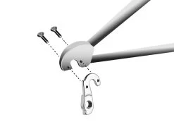 Math Salden GH209 Aluminium Derailleurhanger-Zilver -Speciaalzaak Voor Fietsonderdelen gh 209 assembly