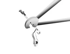 Math Salden GH220 Aluminium Derailleurhanger-Zilver -Speciaalzaak Voor Fietsonderdelen gh 220 assembly