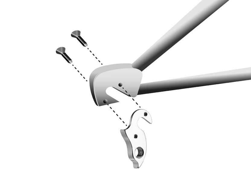 Math Salden GH240 Aluminium Derailleurhanger-Zilver 5 Math Salden GH240 Aluminium Derailleurhanger-Zilver - Afbeelding 3