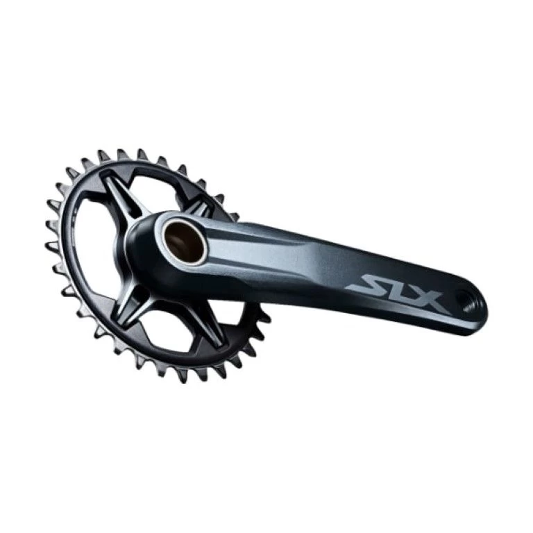 Shimano SLX M7100-1 XC Single Speed Crankset-Zwart-175mm-34 4 Shimano SLX M7100-1 XC Single Speed Crankset-Zwart-175mm-34 - Afbeelding 2