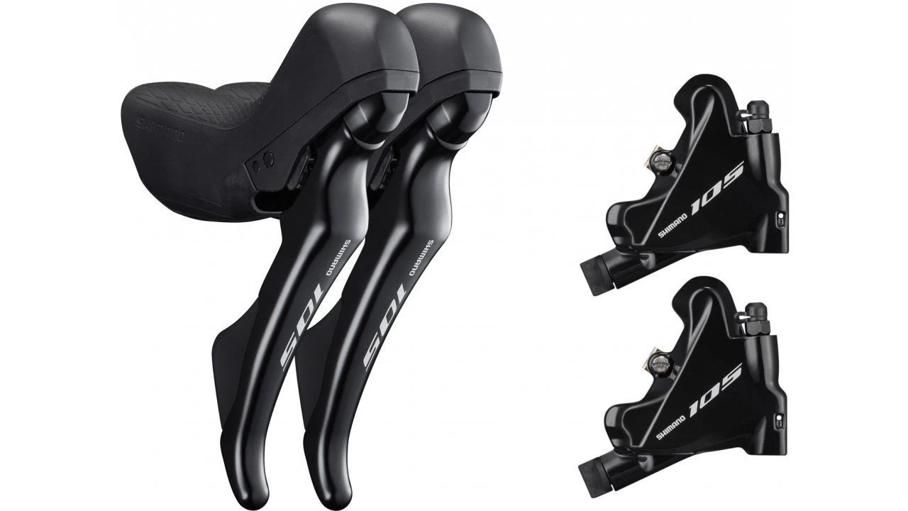 Shimano 105 R7020 Disc Shifterset Incl. Remklauwen-2x11 3 Shimano 105 R7020 Disc Shifterset Incl. Remklauwen-2x11