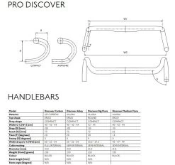 Pro Discover Stuurbocht-Zwart-42cc -Speciaalzaak Voor Fietsonderdelen prha0568 specs 2