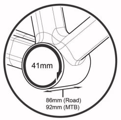 Prestine BB86/92 Press-Fit Adapters Shimano Threaded-Zwart -Speciaalzaak Voor Fietsonderdelen pt 6624at 3