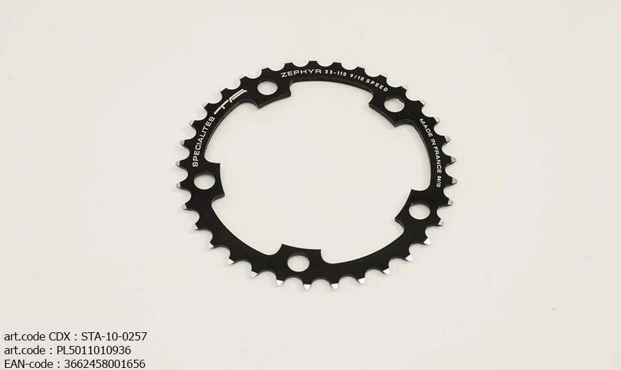 Specialites TA Zephyr Steek 110 Binnen (Shimano/SRAM Compact) Kettingblad 3 Specialites TA Zephyr Steek 110 Binnen (Shimano/SRAM Compact) Kettingblad