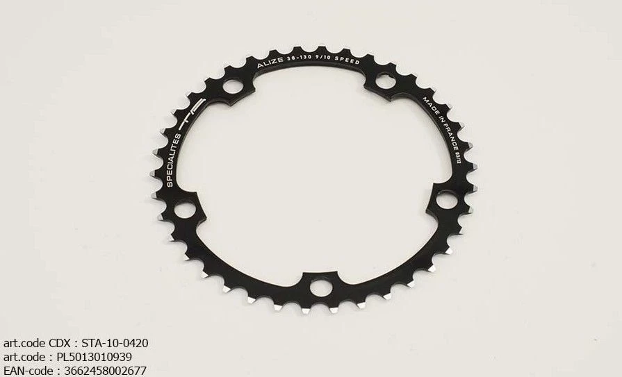 Specialites TA Alize Steek 130 Binnen (Shimano Race) Kettingblad 3 Specialites TA Alize Steek 130 Binnen (Shimano Race) Kettingblad